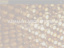 Tablet Screenshot of apimab-laboratoires.fr